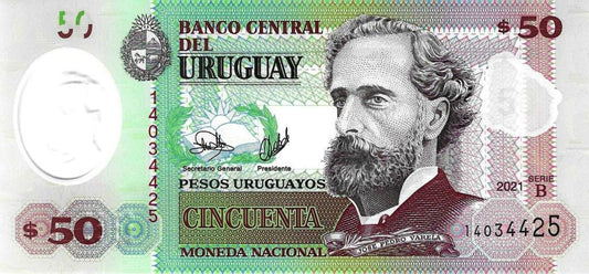 Uruguai - 50 Pesos 2021 (# 102a)