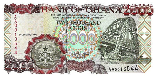 Gana - 2000 Cedis 1996 (# 33a)