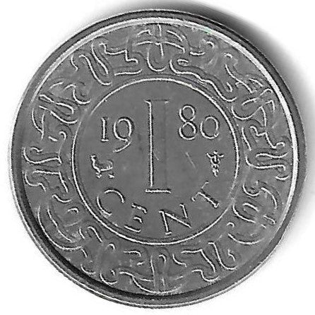 Suriname - 1 Centimo 1980 (Km# 11a)