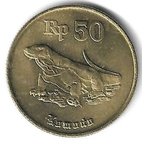 Indonesia - 50 Rupias 1996 (Km# 52)
