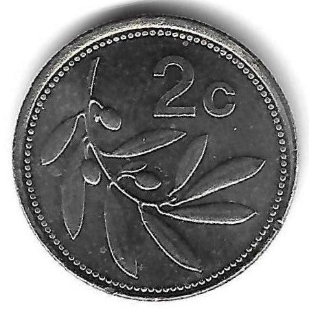 Malta - 2 Centimos 1998 (Km# 94)