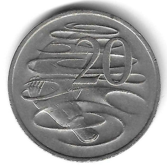 Australia - 20 Centimos 1973 (Km# 66)