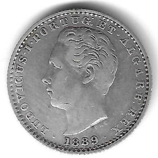 Portugal - 100 Reis 1889 (Km# 510)