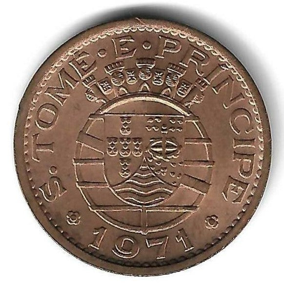 S.T. Principe - 50 Centavos 1971 (Km# 17.2)
