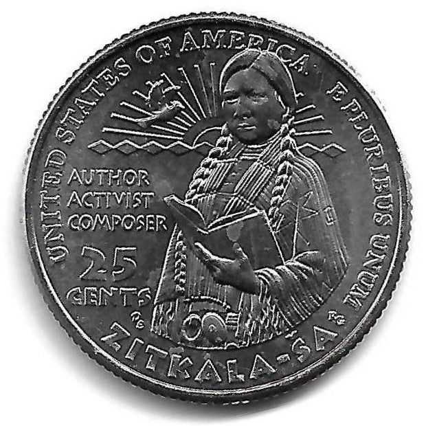 USA - 25 Cents 2024 (Km# 792) Zitkala