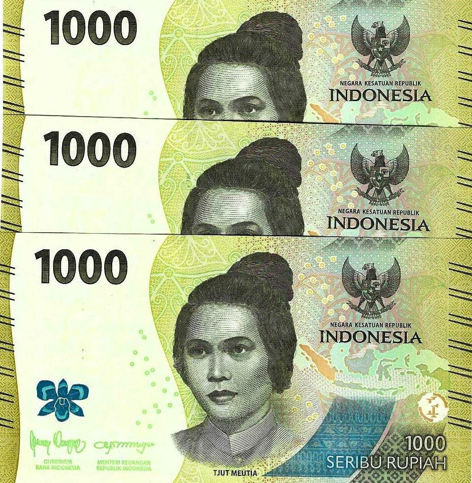 Indonesia - 1000 Rupias 2022 (# 162a)