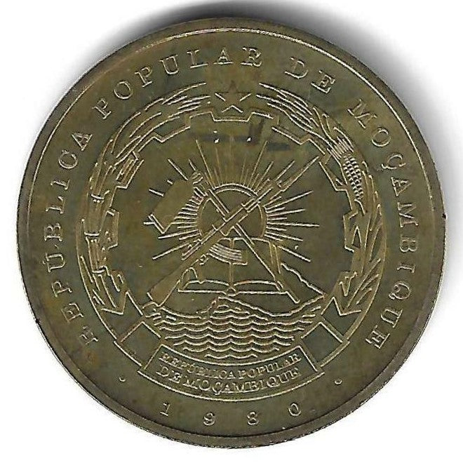 Moçambique - 1 Metical 1980 (Km# 99)