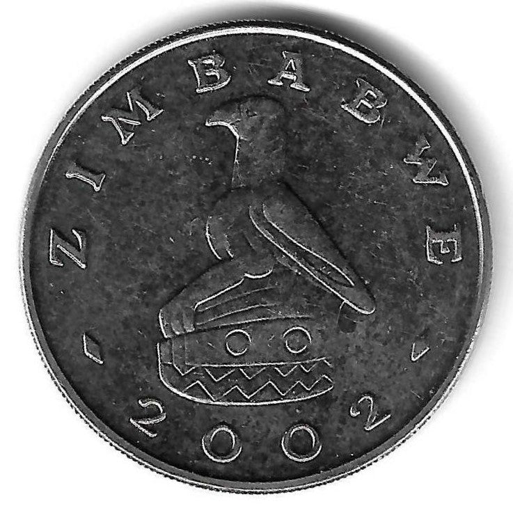 Zimbabwé - 1 Dolar 2002 (Km# 6a)