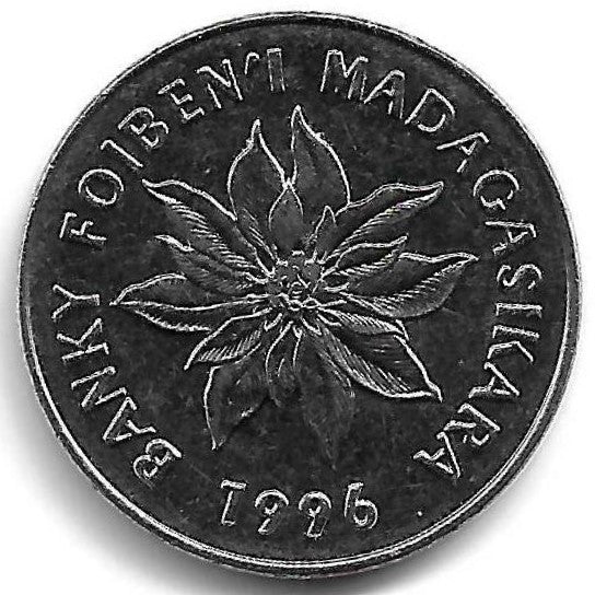 Madagascar - 5 Francos 1996 (Km# 21)