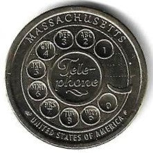 USA - 1 Dolar 2020 (Km# ..) Massachusetts