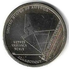 USA - 1 Dolar 2020 (Km# ..) Connecticut