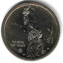 USA - 1 Dolar 2021 (Km# ..) Virginia