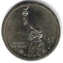 USA - 1 Dolar 2021 (Km# ..) Nova York
