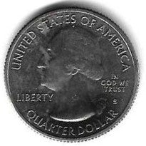 USA - 25 Cents 2015 (Km# 599) Blue Ridge