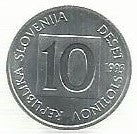 Eslovénia - 10 Stotinov 1993 (Km# 7)