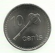 Fiji - 10 Centimos 2010 (Km# 120)