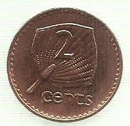 Fiji - 2 Centimos 2001 (Km# 50a)