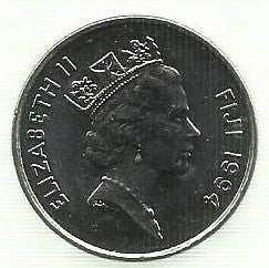 Fiji - 5 Centimos 1969 (Km# 29)