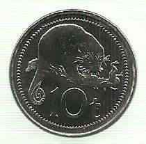 Papua Nova Guiné - 10 Toea 2005 (Km# 4a)