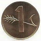 Suiça - 1 Rappen 1977 (Km# 46)