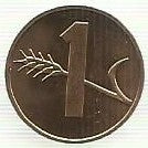 Suiça - 1 Rappen 1979 (Km# 46)