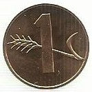 Suiça - 1 Rappen 1980 (Km# 46)