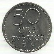 Suecia - 50 Ore 1972 (Km# 837)