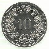 Suiça - 10 Rappen 2009 (Km# 27)
