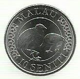 Tonga - 10 Seniti 2015 (Km# 227)