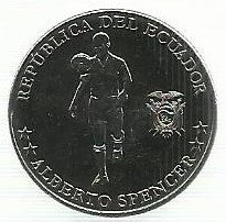 Equador - 25 Centavos 2023 (Km# 134) Alberto Spencer