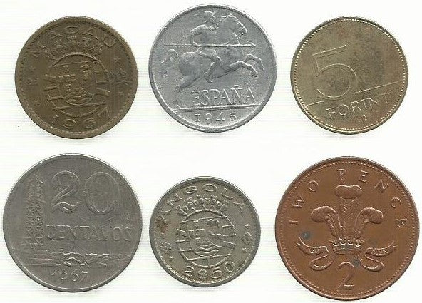 Moeda estrangeira - Várias