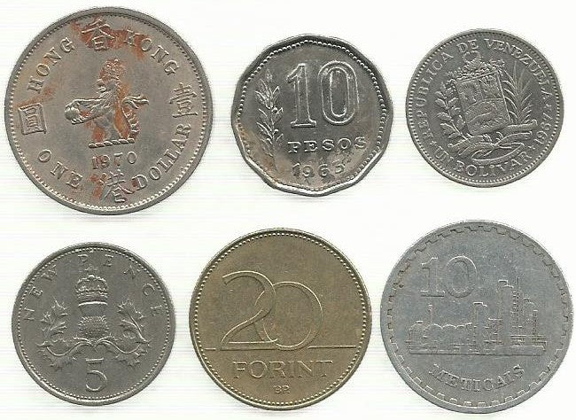 Moeda estrangeira - Várias