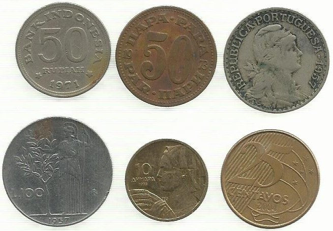 Moeda estrangeira - Várias