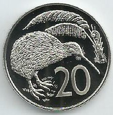 Nova Zelandia - 20 Centimos 1984 (Km# 36.1)  Proof