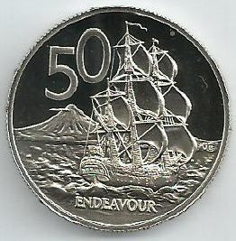 Nova Zelandia - 50 Centimos 1984 (Km# 37.1) Proof