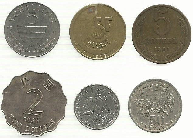 Moeda estrangeira - Várias