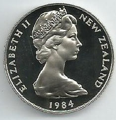 Nova Zelandia - 20 Centimos 1984 (Km# 36.1)  Proof