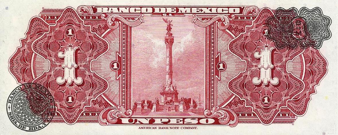 Mexico - 1 Peso 1961 (# 59h)