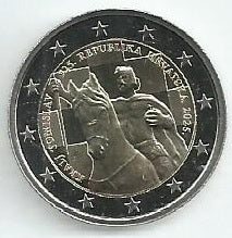 Croácia - 2 Euro 2025 (Km#..) Rei Tomislav