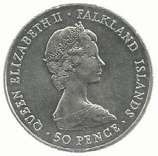 Falkland - 50 Pence 1982 (Km# 18) Libertação