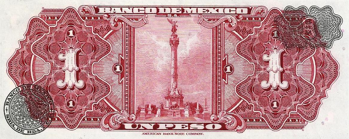 Mexico - 1 Peso 1969 (# 59k)