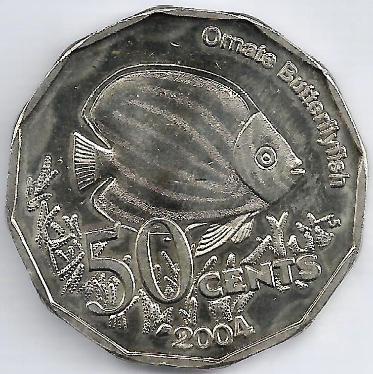 Keeling Cocos - 50 Centimos 2004 (Km# X14)