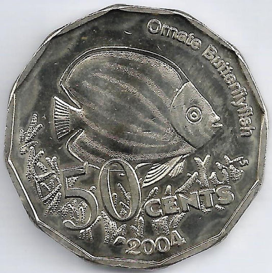 Keeling Cocos - 50 Centimos 2004 (Km# X14)