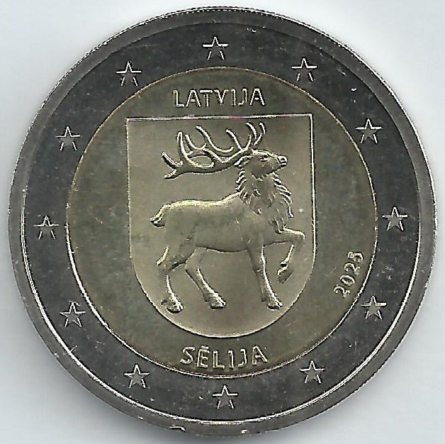 Letonia - 2 Euro 2025 (Km# ...) Selija