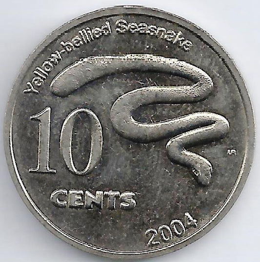 Keeling Cocos - 10 Centimos 2004 (Km# X12)