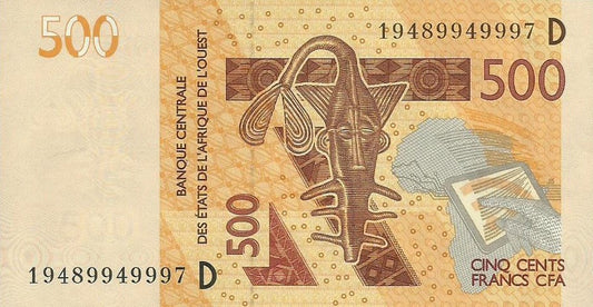 Mali - 500 Francos 2019 (# 619d)