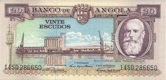 Angola - 20$00 1956 (# 87)