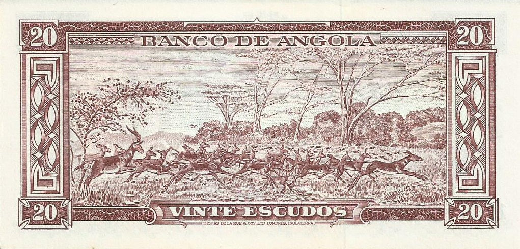 Angola - 20$00 1956 (# 87)