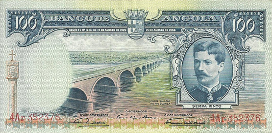 Angola - 100$00 1956 (# 89)