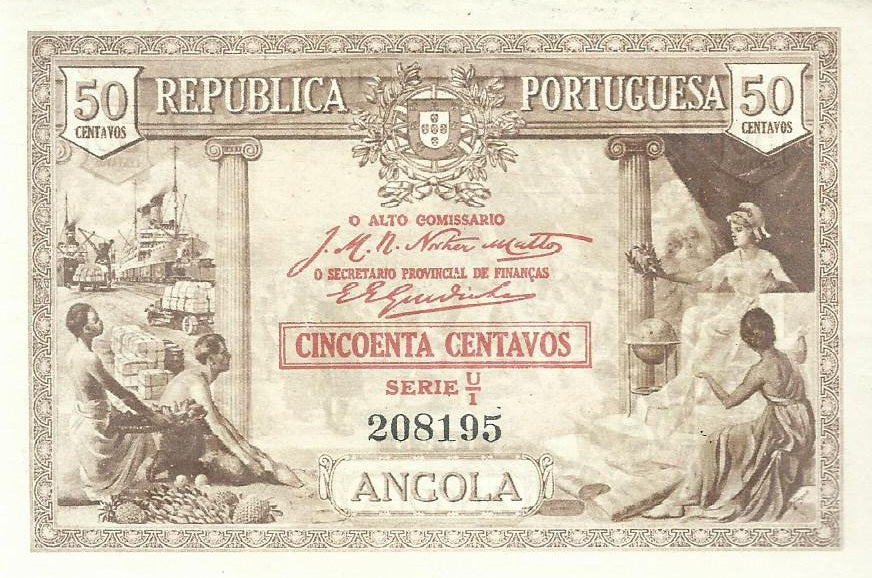 Angola - 50 Centavos 1923 (# 63)